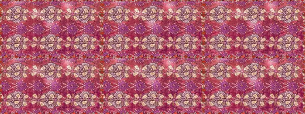 Raster. Güzel suluboya çiçekler, parlak boyalı Inspipink ve mor çiçekli dikişsiz arkaplan.