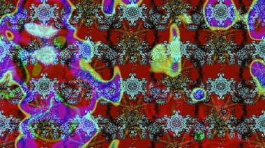 Hint çiçek liyada madalyon deseni. Etnik Mandala süsü. Tekstil, tebrik kartı, boyama kitabı, telefon kılıfı baskı için kullanılabilir. Raster Kına dövme tarzı.