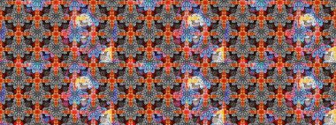 Sınır Kızılderili çiçekli paisley patten. Taslak süsleme izi. Etnik Mandala havlusu. Raster Henna tarzı. Tebrik kartı arkaplanı, boyama kitabı, arkaplan, tekstil için kullanılabilir.