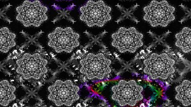 Siyah renkli çiçekler. Nazik, narin çiçek arkaplanı. Raster çiçek desenli ve çiçekli..