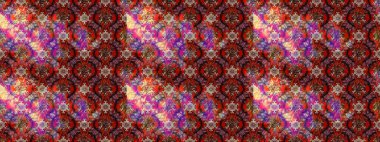 Şirin çiçekler. Çizgi çizimi kalıbı. Raster Moda kumaş deseni.