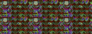 Sınır Kızılderili çiçekli paisley patten. Taslak süsleme izi. Etnik Mandala havlusu. Raster Henna tarzı. Tebrik kartı arkaplanı, boyama kitabı, arkaplan, tekstil için kullanılabilir.