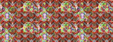 Organik motif arka planı. Çizim kalıbı. Raster illüstrasyonu. Ultraviyole kumaş deseni.