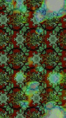 Tekstil veya kitap kapakları, imalat, duvar kağıtları, baskı, hediye paketi ve yapıştırma kitabı için çiçek eskizi geçmişi. Raster illüstrasyonu. Küçük ölçekli çiçeklerdeki basit sevimli desen.