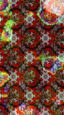 Düz Çiçek Elementleri Tasarımı. Renkli Bahar Teması eskiz kalıbı. Eskiz klasiği. Raster Şirin kumaş deseni.