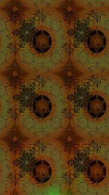 Tatil havası. Raster güzel bir çiçek deseni çizmiş. Kahverengi ve yeşil renkli çiçekler. Nazik romantik baskı. Bahar mevsimi.