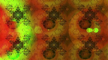 Güzel suluboya çiçekler, parlak resimler ilham verici ve yeşil çiçek desenli eskiz arka planı. Raster..