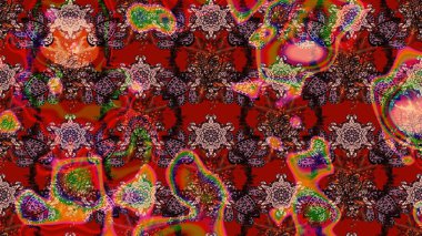 Egzotik çiçekler, renkler üzerine parlak botanik klasik doğa. Klasik tropikal doğal elementlerin suluboya seti. Raster illüstrasyonu.