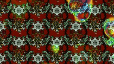 Sınır Kızılderili çiçekli paisley patten. Tebrik kartı geçmişi, boyama kitabı, arkaplan ve tekstil için kullanılabilir. Raster Henna tarzı. Etnik Mandala havlusu. Taslak süsleme izi.