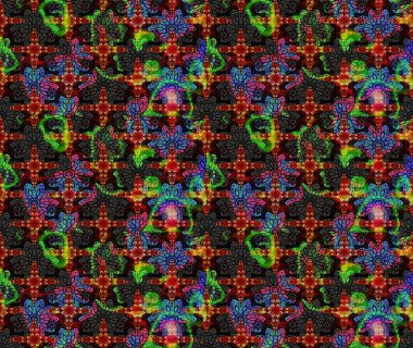 Tekstil ve kapak tasarımı için mükemmel. Elle çizilmiş sonbahar çiçeği deseni. Doodle tarzı. Siyah renkli çiçekler. Renkli siyah çizim deseni.