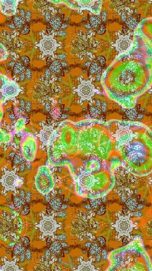 Yumuşak, yaz çiçekli arka plan. Çiçekli karalama şeklinde Raster çiçek deseni. Renkli çiçekler.