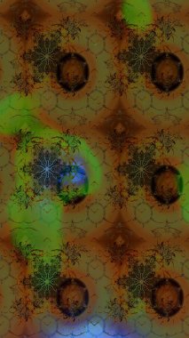 Süslü kumaş deseni. Çiçekli çiçek deseni, suluboya. Raster deseni.