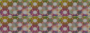 Çiçeksiz desenli arka plan. Gömlek baskısı için çiçek boyası. Gri ve kahverengi renkte çiçekler.