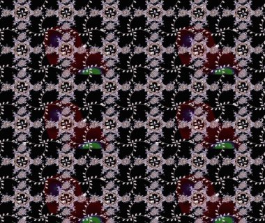 Tekstil, tebrik kartı, boyama kitabı, telefon kılıfı baskısı için kullanılabilir. Kızılderili desenli desenli desenli şal deseni. Etnik Mandala süsü. Raster Henna dövme stili.