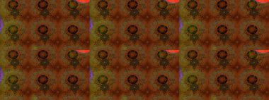 Renkli Bahar Teması eskiz kalıbı. Düz Çiçek Elementleri Tasarımı. Raster illüstrasyonu. Chichi 'nin kumaş kalıbını çiz. Çiçek deseni.