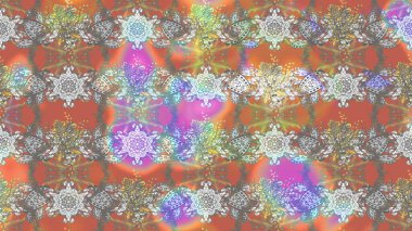 Eski usul küçük çiçekli şirin bir eskiz deseni. Kumaş, duvar kağıdı ve kağıt üzerine baskı yapmak için gelişen arka plan. Raster illüstrasyonu. Moda arka planında parlak buketler.