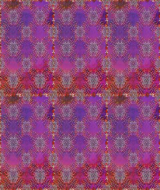 Tekstil için dikişsiz suluboya desen. Şirin çiçekler, desenli, mor ve nötr renklerde renksiz desenler. El çizimi çiçek pürüzsüz desen (taş)).