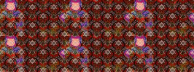 Raster illüstrasyonundaki çiçek desenli çizim. Renkli çiçekler.