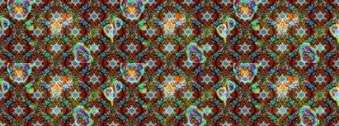 Kahverengi ve gri renkli güzel çiçekli eskiz deseni, suluboya çiçek deseni, duvar kağıdı, kart veya kumaş için fayanslı. Raster..