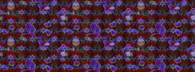 Kırmızı ve kahverengi lale çiçekli Raster eskiz deseni. Doğal kozmetik ürünleri, parfüm, çiçekçi dükkanı için bahar ihalesi tasarımı. Karşılama ya da düğün geçmişi olarak kullanılabilir. Paket kağıdı için en iyisi..