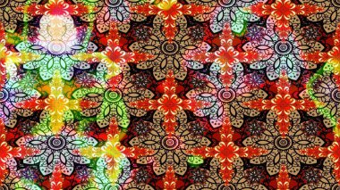 Suluboya çizim kalıbı. Eski model. Dekorasyon ve tasarım için güzel bir desen. Raster illüstrasyonu. Moda baskısı. Çiçeğin suluboya çizimlerinin zarif deseni.