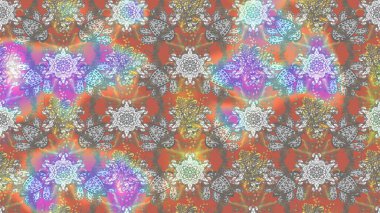 Küçük çiçekte güzel bir çiçek deseni var. Çiçekli çiçek deseni, suluboya. Raster deseni.