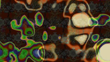 Robot resim. Küçük çiçekteki sevimli çiçek deseni. Raster illüstrasyonu.