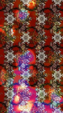 Tatil havası. Raster güzel bir çiçek deseni çizmiş. Nazik romantik baskı. Bahar mevsimi.