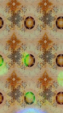 Raster illüstrasyonundaki çiçek desenli çizim. Renkli çiçekler.