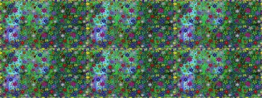 Küçük ölçekli çiçek basit şirin desende. Üretim, duvar kağıdı, baskı, hediye paketi ve scrapbooking Tekstil veya kitap için çiçek sorunsuz arka plan kapsar. Raster illüstrasyon.