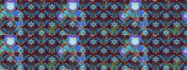 Güzel kumaş deseni. Güzel karalamalı çiçek desenli çizim. Küçük çiçekteki sevimli çiçek deseni. Raster illüstrasyonu.