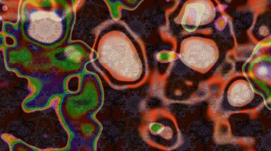 Raster illüstrasyonundaki çiçek desenli çizim. Güzel kumaş deseni. Düz Çiçek Elementleri Tasarımı. Renkli Bahar Teması çizim şablonu.