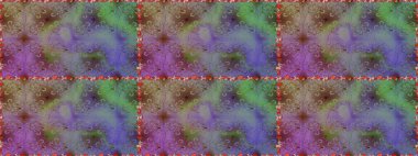 Suluboya stilinde tarafsız ve kahverengi renklerde. Küçük çiçekli kusursuz yay deseni. Raster illüstrasyonu.