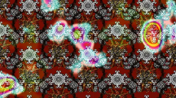 Güzel suluboya yaz çiçekleri deseni..