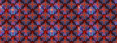 Renkli Bahar Teması eskiz kalıbı. Düz Çiçek Elementleri Tasarımı. Kırmızı ve menekşe renginde zarif çiçekli suluboya. Raster illüstrasyonu.