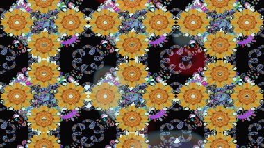 Tekstil, kumaş, kapaklar, duvar kağıtları, baskı, naylon, koleksiyon defteri, örgü, dekupaj için güzel bir eskiz. Oldukça eski bir besin torbası deseni, küçük siyah renkte, çiçekler. Millefleurlar.