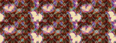 Yapraklı çizim şekli. Tekstil için figür. Şirin, zarif çiçekler Raster illüstrasyonu. Davetiye ve kartpostal tasarımı için dekoratif çiçek unsurları. Poster veya kapak için arkaplan.