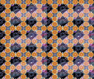 Renkli Bahar Teması eskiz kalıbı. Raster güzel kumaş deseni çiziyor. Çiçek deseni. Düz Çiçek Elementleri Tasarımı.