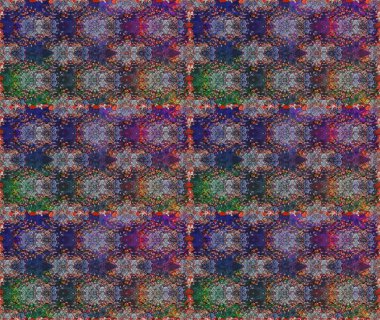 Çiçekli, pürüzsüz bir desen. Raster çiçekleri klasik tarzda çizilmiş. Gri ve kahverengi renklerde bahar çiçekleri. Raster illüstrasyonu.