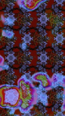 Çiçek desenli raster, çizgi grafik desenli soyut raster arkaplan. Modern stil dokusu.