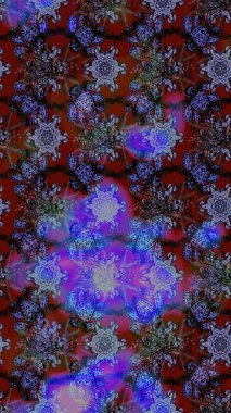 Raster illüstrasyonu. Çiçek desenli eskiz, darbeler, sıçramalar, yaz çiçekleri. Renkli çiçekler.