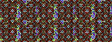 Zentangle soyut çiçekleri. Karalama çiçeği. Raster illüstrasyonu. Güzel kumaş deseni. Renkli Bahar Teması eskiz kalıbı. Düz Çiçek Elementleri Tasarımı.