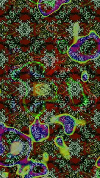 Küçük çiçekte güzel bir çiçek deseni var. Çiçekli çiçek deseni, suluboya. Raster deseni.