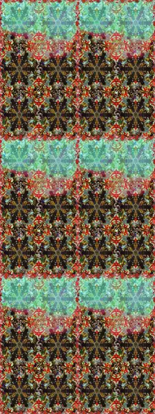 Kahverengi renklerde ve altın elementlerle geleneksel altın sarısı desen. Barok tarzında kusursuz bir doğulu süsü..