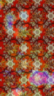 Tekstil veya kitap kapakları, imalat, duvar kağıtları, baskı, hediye paketi ve yapıştırma kitabı için çiçek eskizi geçmişi. Küçük çaplı çiçeklerdeki basit şirin desenler. Raster illüstrasyonu.