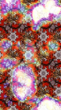 Beautiful watercolor Bouquet of summer flowers sketch pattern. Nice fabric pattern.