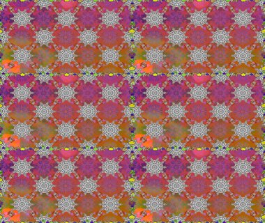 Kumaş desenli papatya çiçeği detayı. Gri renkli çiçekler.