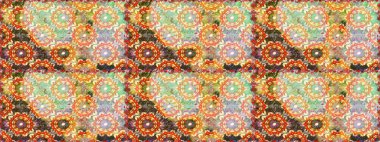 Doğu tarzı arabesk. Tarafsız renklerde, altın elementlerle kusursuz desen. Parlak dantel, stilize çiçekler, şal desenli. Raster. Kusursuz altın desenli bukleler. Zarif altın deseni aç.