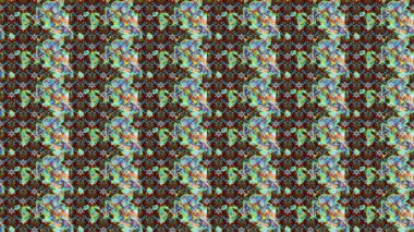 Nazik, narin çiçek arkaplanı. Çiçekli karalama şeklinde Raster çiçek deseni. Çiçekler yeşil, mavi ve gri renkte.