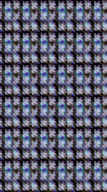 Halk tarzı. Moda baskıları için zarif bir şablon. Parlak renkli çiçekleri ve mavi yaprakları olan harika bir çiçek deseni. Modern çiçek arkaplanı.